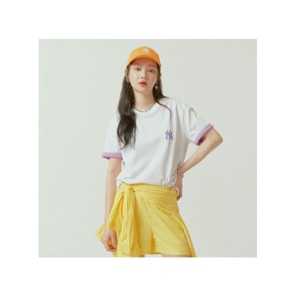 Áo Thun Cotton / Áo Thun Bóng Chày In LOGO NY Cơ Bản / Áo Thun Hàn Quốc Major LEAGUE