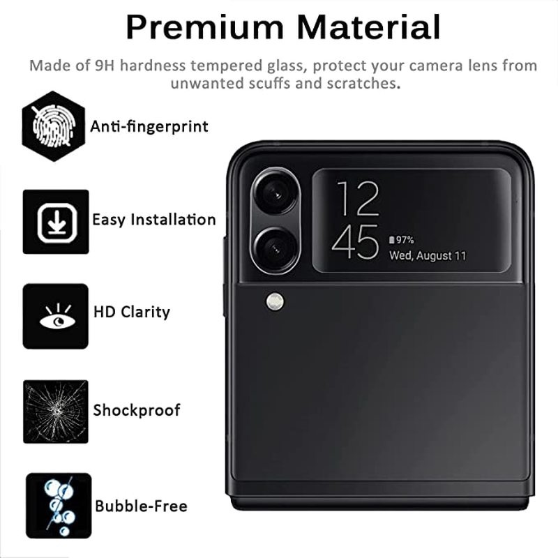 Miếng Dán Cường Lực Bảo Vệ Camera Cho Samsung Z Flip 3