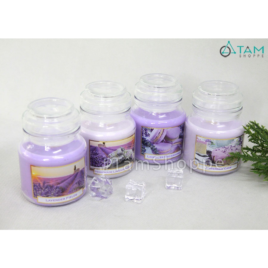 Hũ nến thơm thiên nhiên hương hoa lavender NT-04