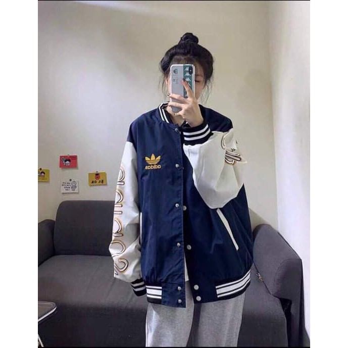 Áo khoác dù form rộng phối nút hình cú mèo thể thao - Mã 03 | BigBuy360 - bigbuy360.vn