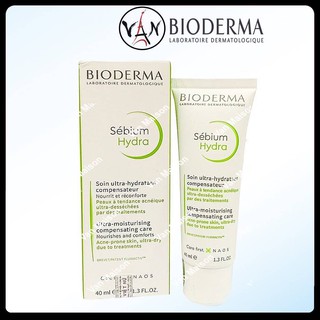 Kem dưỡng ẩm Bioderma sébium hydra 40ml dành cho da dầu mụn và da khô