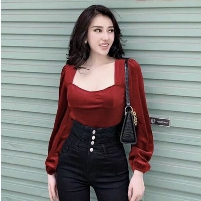 áo sơ mi kẻ tay dài form rộng chất tơ mỏng hàng quảng châu cao cấp lên form đẹp y hình m53