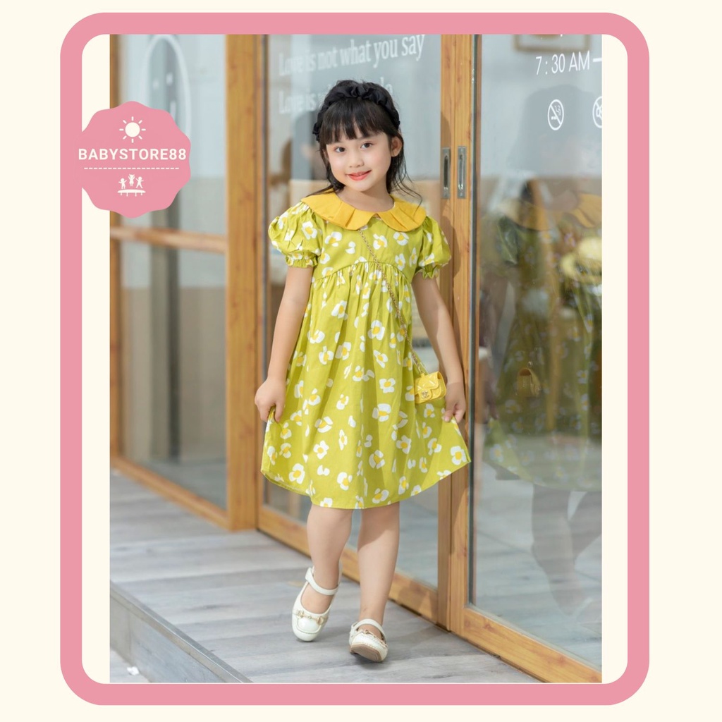 Đầm cho bé gái  - Babystore88 - váy công chúa bé gái hàng thiết kế 1 2 3 4 5 6 7 8 9 10 11 12 tuổi V25