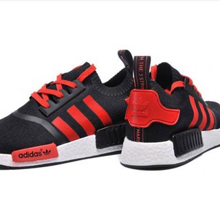 GIÀY THỂ THAO NMD RUNNER ĐEN 3 SỌC ĐỎ