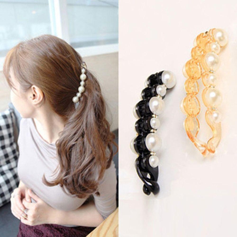 Trâm Cài Tóc Màu Đen / Cam Thời Trang Cho Nữ