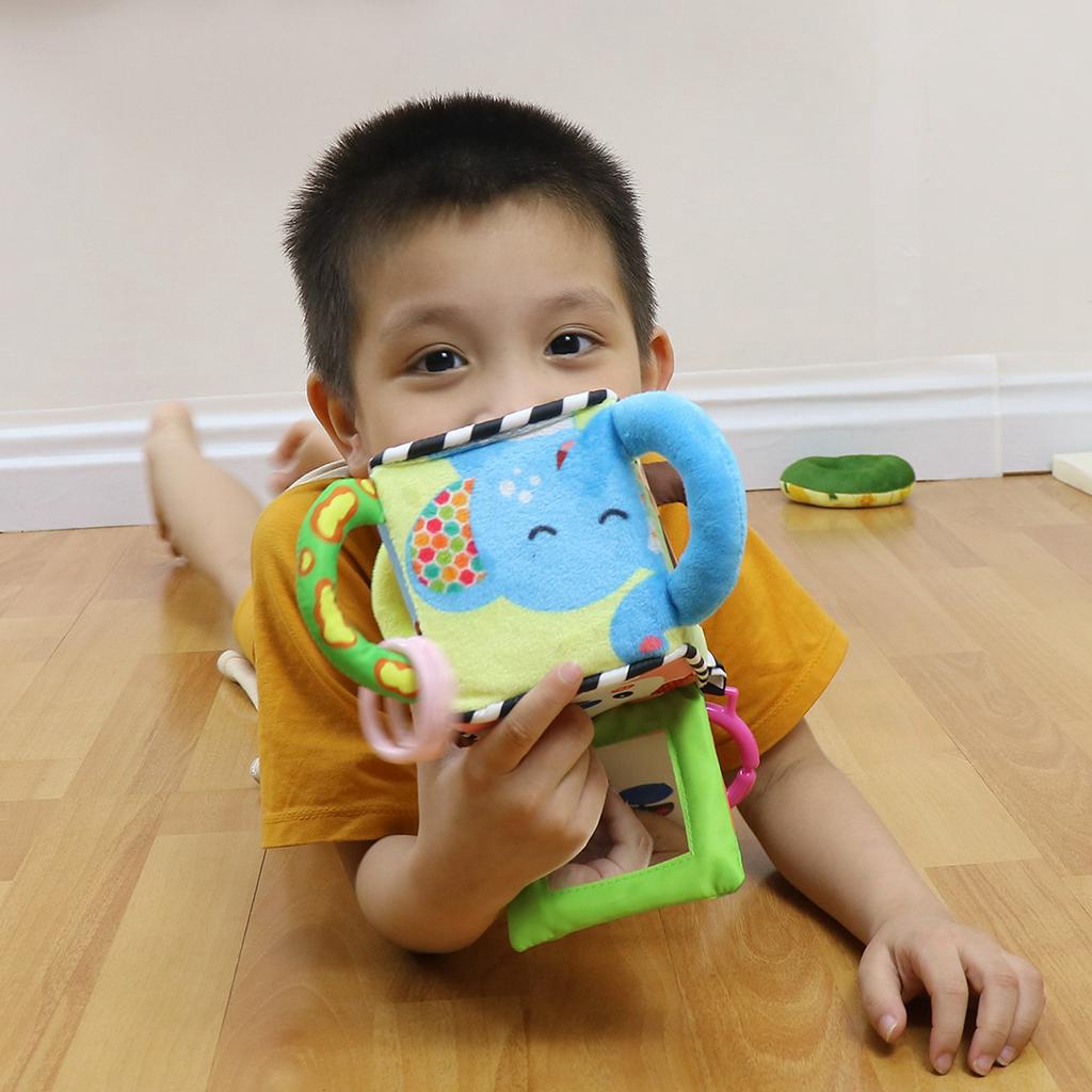Khối vải luyện kỹ năng PiPoVietnam - Chủ đề các con vật nông trại, nhiều chất liệu, nhiều trò chơi cho bé