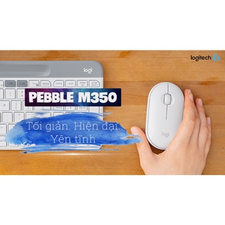 Chuột không dây Bluetooth Logitech Pebble M350 - Hàng chính hãng