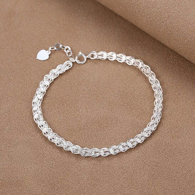 Vòng Đeo Tay Bạc 925 Màu Sắc Tươi Sáng Hình Đuôi Phượng Hoàng May Mắn Phong Cách Trung Hoa