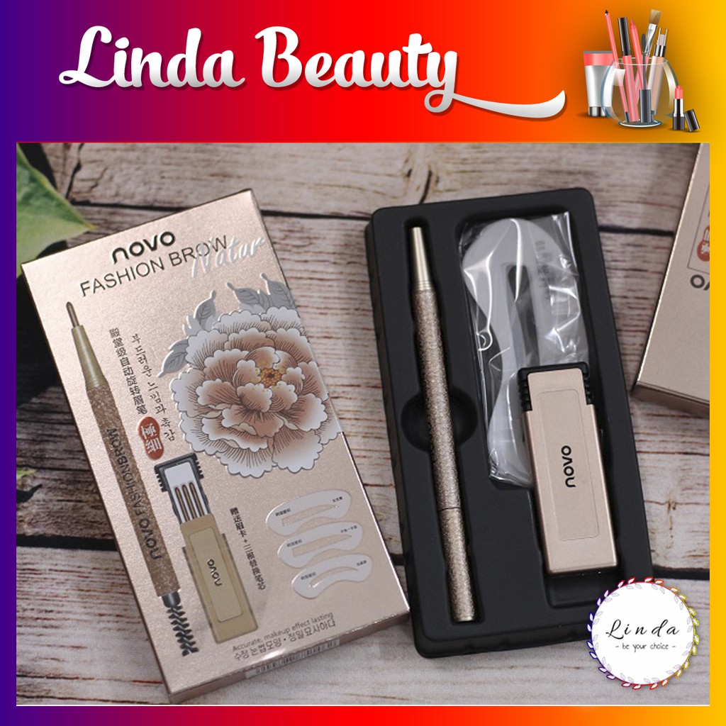 Bộ mày định hình Nova fashion brow chống nước tiện dụng | BigBuy360 - bigbuy360.vn