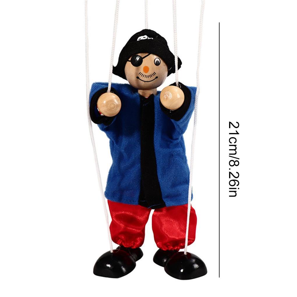 Đồ Chơi Con Rối Gỗ Hình Mario Màu Sắc Ngẫu Nhiên Cho Trẻ Em