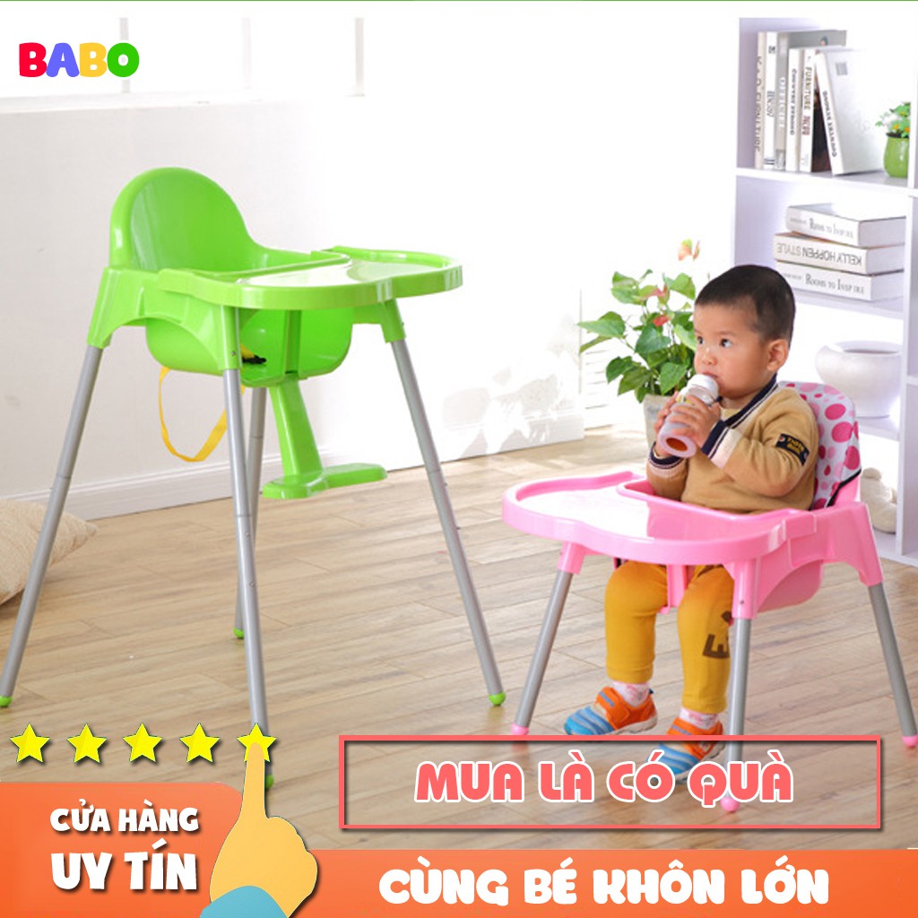 Ghế Ăn Dặm Cho Bé Babo Tùy Chỉnh Độ Cao, Giá Rẻ