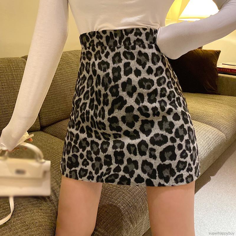 Chân Chân Váy Ngắn In Họa Tiết Da Báo Phong Cách Retro | BigBuy360 - bigbuy360.vn