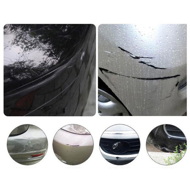 Bộ 2 Miếng Dán Góc Cạnh Bảo Vệ Chống Trầy Cho Xe Hơi Sự Bảo Vệ