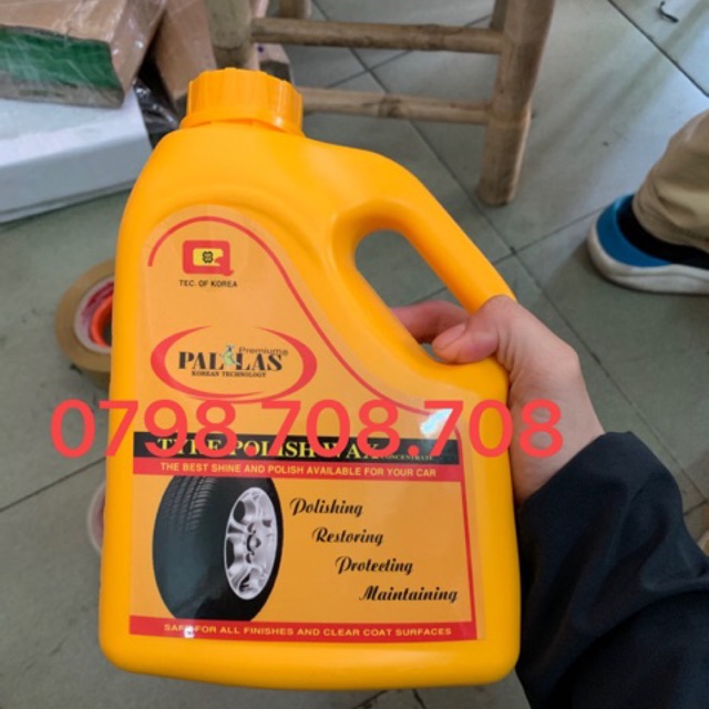 Wax bóng vỏ lốp xe 1.5l Pallas