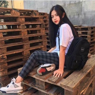 Quần Kẻ Sọc Carô Unisex Cao Cấp