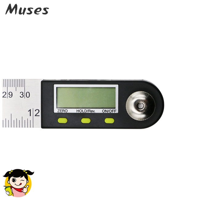 Thước Đo Góc Kỹ Thuật Số Bằng Thép Không Gỉ Với Màn Hình Lcd Cho Chế Tác Gỗ