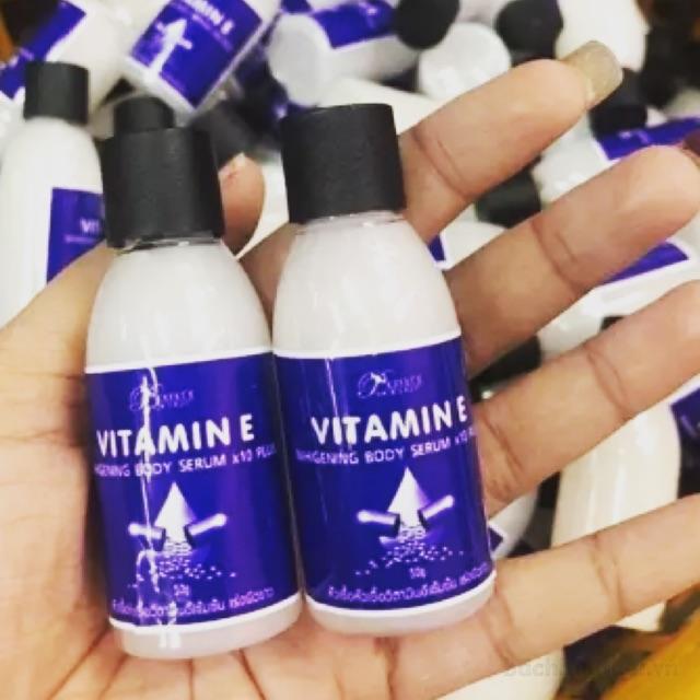 [Trắŉg da toàn thân] vıtamın E Whitening Body Serum X10 Plus Thái Lan