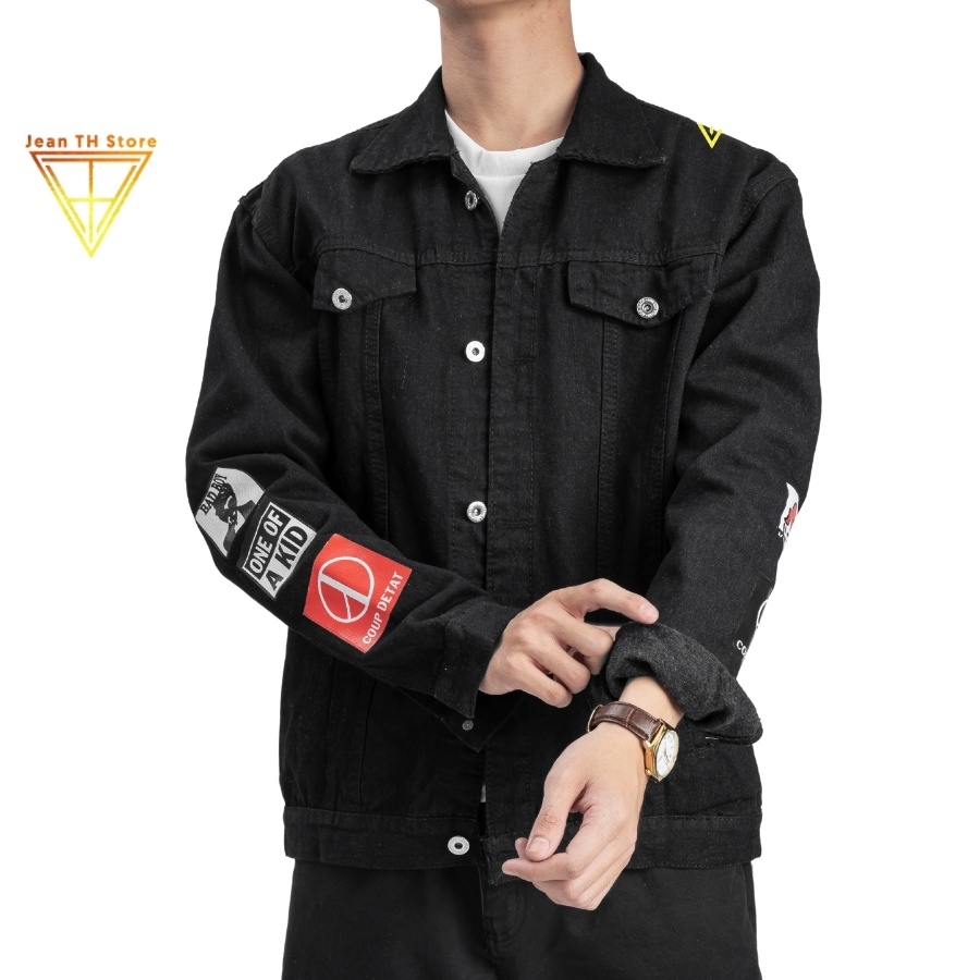 Áo khoác jean unisex nam nữ TH Store G-dragon thời trang trẻ trung phong cách ulzzang chống nắng