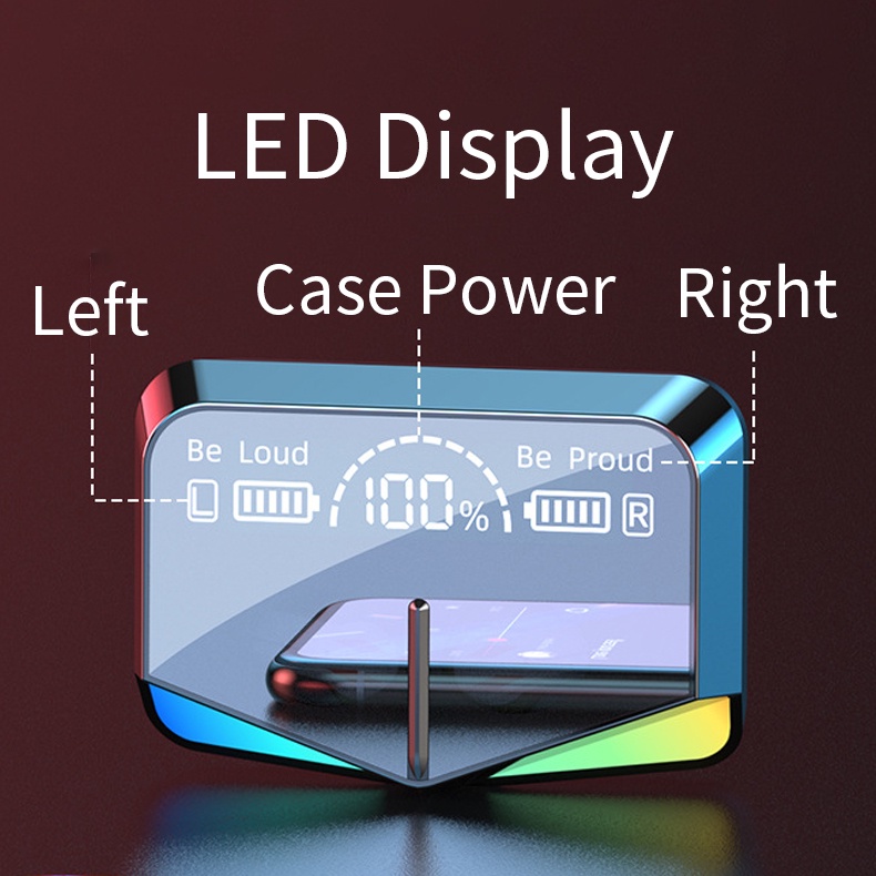 Pffee Tai nghe nhét tai hỗ trợ bluetooth 5.0 không dây âm thanh hifi siêu trầm chống ồn
