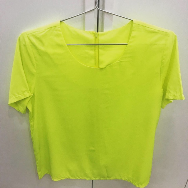 Áo neon ngắn tay