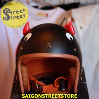 Nón thú sừng kèm kính uv