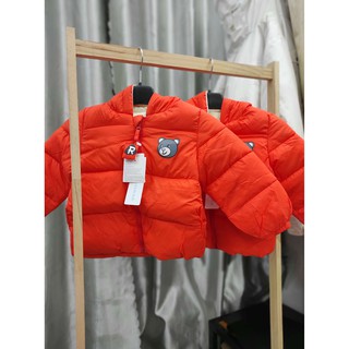 Áo phao gấu lót lông cho bé 8-20kg - Áo phao lót nỉ