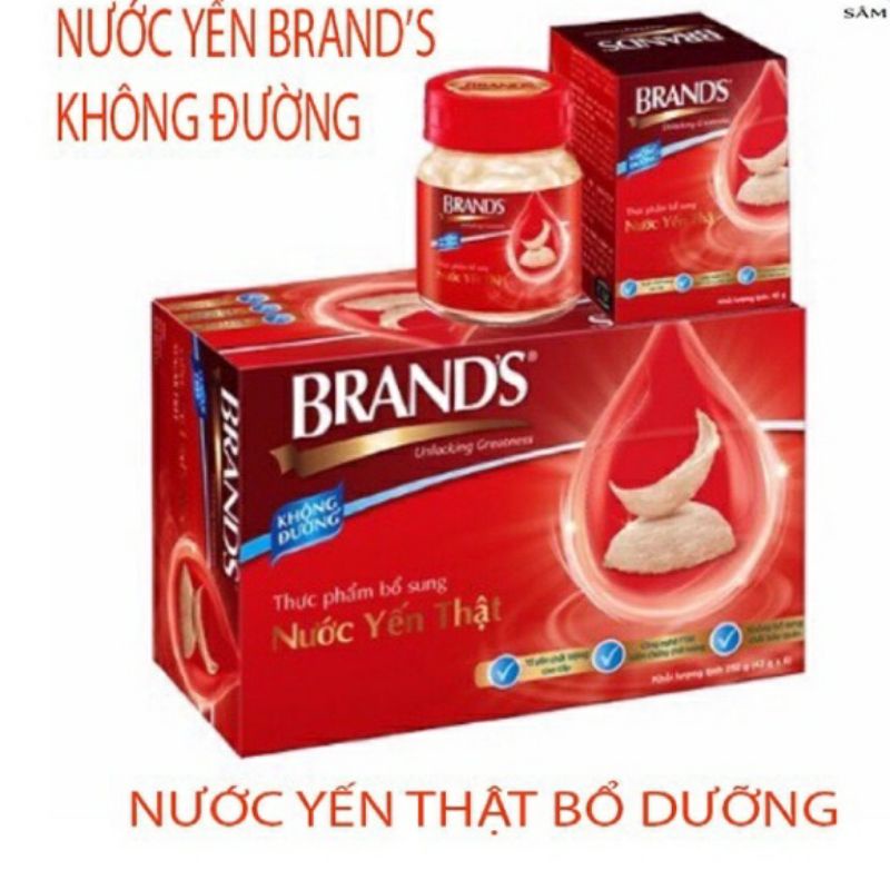 Nước Yến Brand's 42ml và 70ml (6 hủ) nhập khẩu thái lan