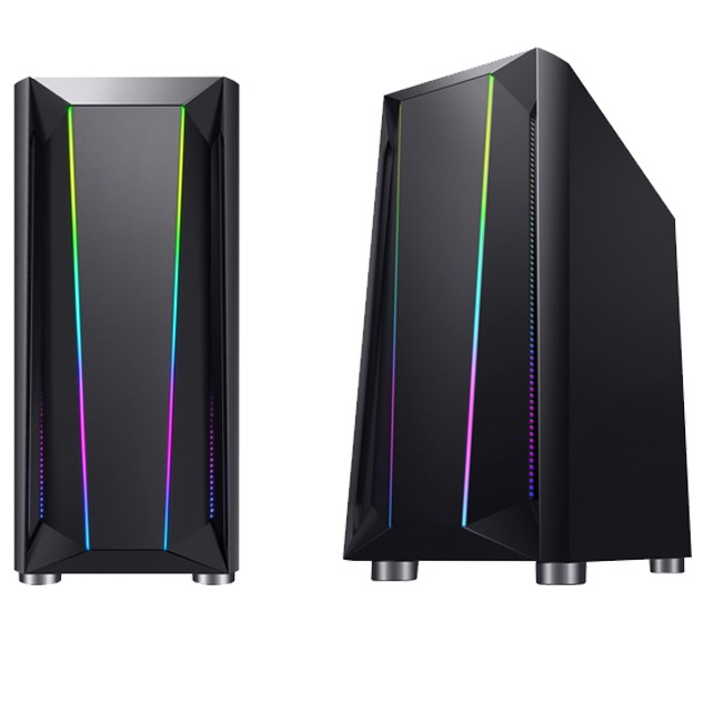 Vỏ nguồn máy tính Case VSP Gaming B16 Mặt Hông Trong Suốt- CÓ SẴN LED RGB