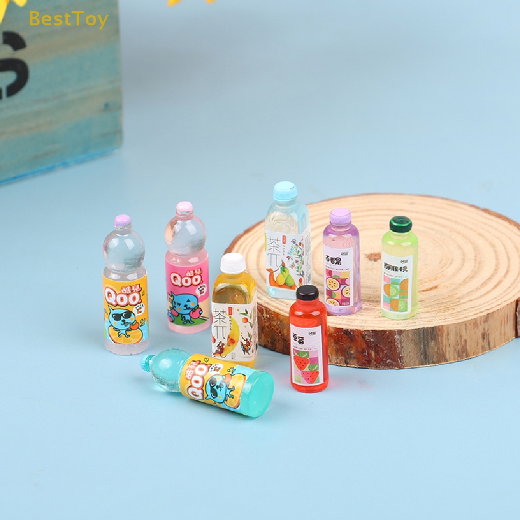 Set 5 Chai Nước Ép 1: 12 Dùng Để Trang Trí Nhà Búp Bê