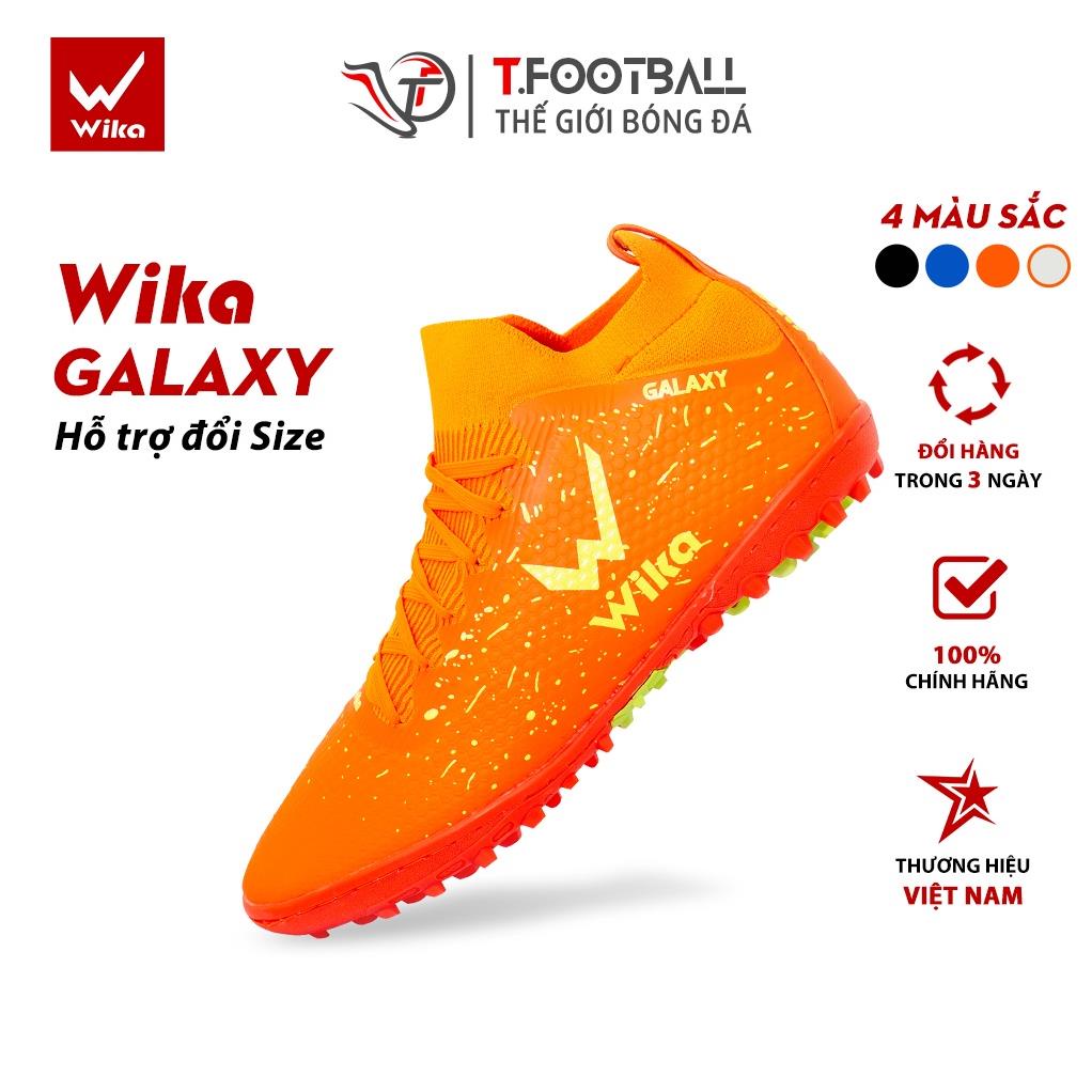 Giày Bóng Đá Giày Đá Bóng WIKA Galaxy Cổ Cao Vải Sợi Dệt Ôm Chân TM