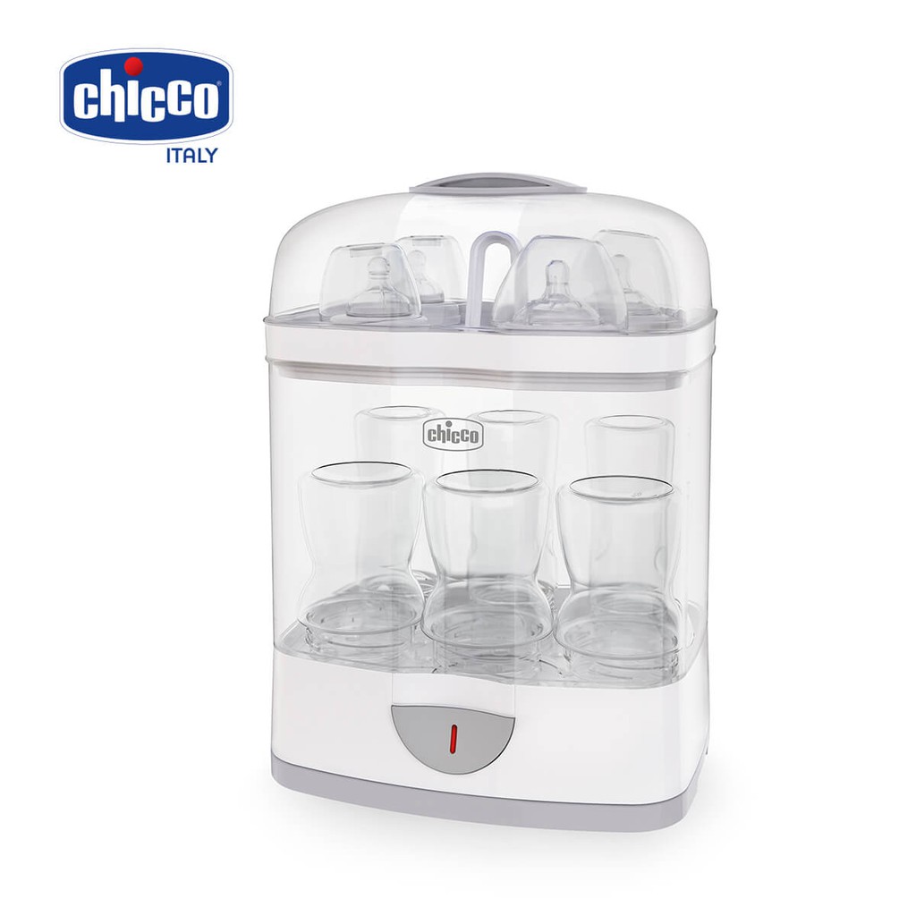 Combo máy hâm sữa thức ăn 7388 + máy tiệt trùng 2 in 1 Chicco