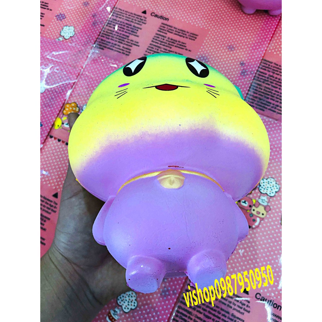 SQUISHY MÈO MẶT BỰ ĐÁNG YÊU