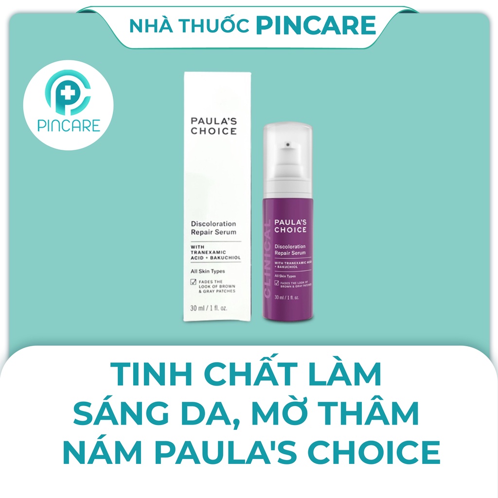 Tinh chất sáng da, mờ thâm nám Paula's Choice Clinical Discoloration Repair Serum 30ml-Hàng chính hãng-Nhà thuốc PinCare