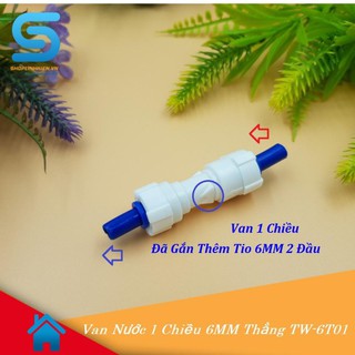 Van Nước 1 Chiều 6MM Cong Thẳng (Chế Máy Rửa Tay)