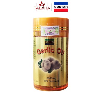 Viên Tinh Dầu Tỏi Úc Costar Garlic Oil 3000mg Hộp 200 viên