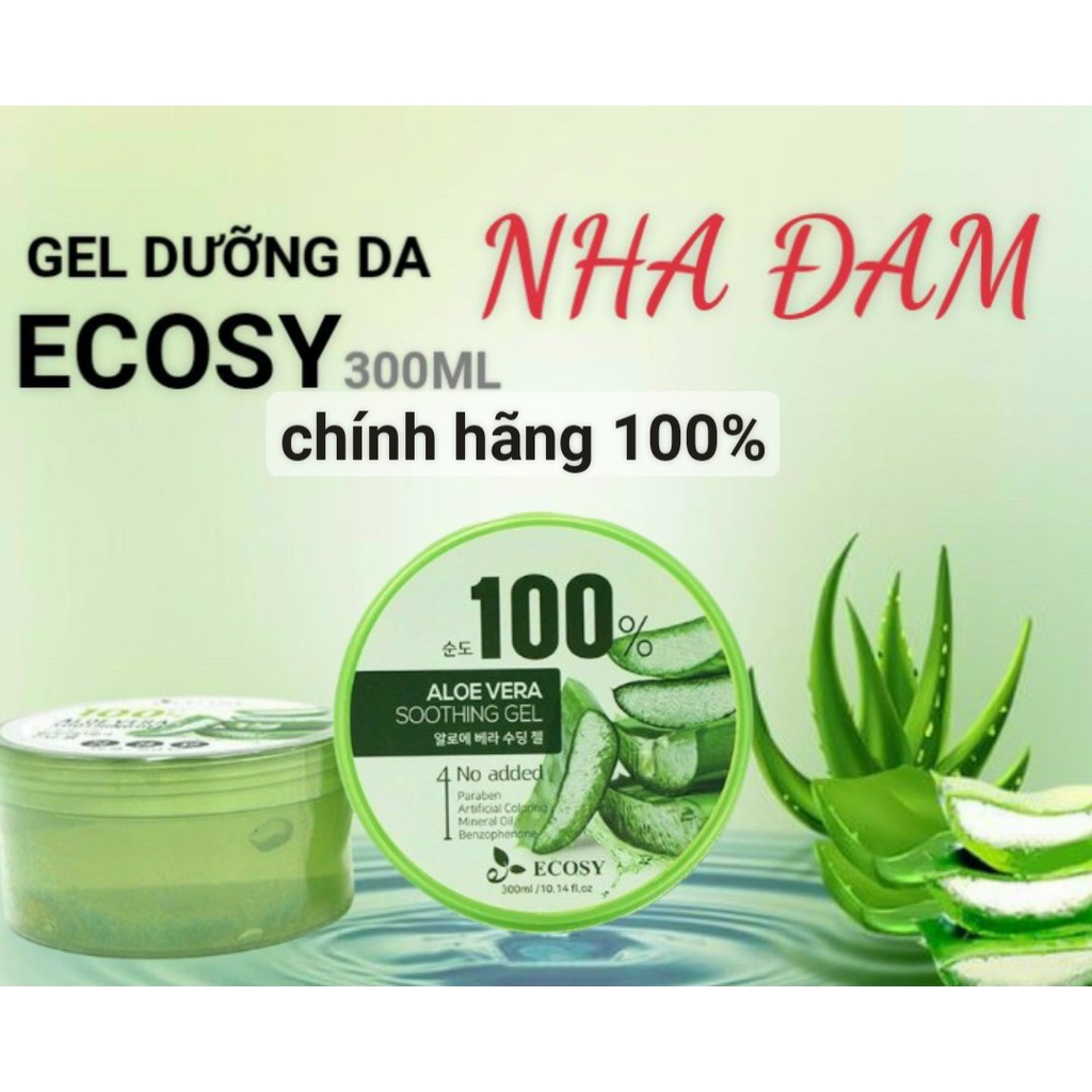 (chính hãng 100%)GEL Dưỡng Da Nha Đam ECOSY