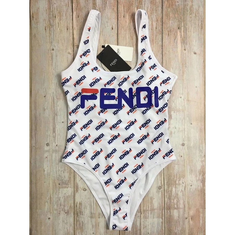 [BKN751] <BRAND> BODYSUIT FEN.DI CHỮ TRẮNG | BigBuy360 - bigbuy360.vn