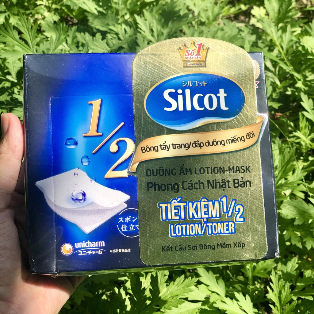 Bông tẩy trang Silcot đắp dưỡng miếng đôi 40 miếng đôi/hộp (80 miếng lẻ) | BigBuy360 - bigbuy360.vn