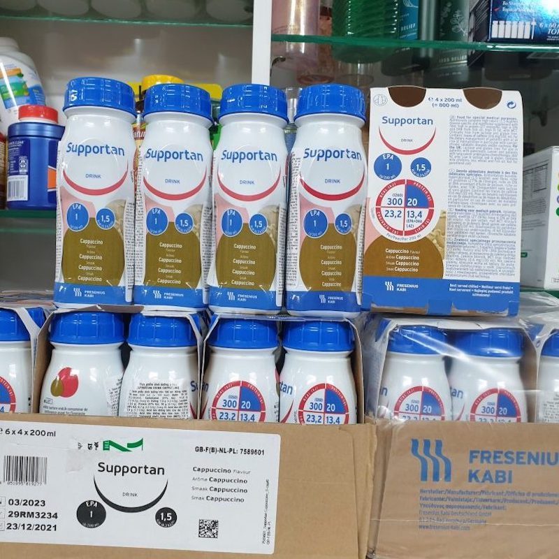 Thùng 24 chai SUPPORTAN DRINK - Dinh Dưỡng Cho Bệnh Nhân Ung Thư