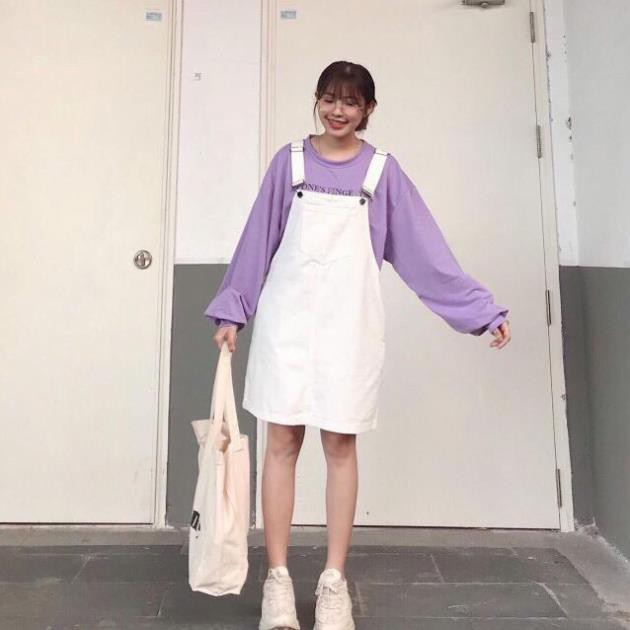 Yếm Jean Rộng 2 Dây Cao Cấp 3 Màu Cá tính 3 size Ms: 93 | BigBuy360 - bigbuy360.vn
