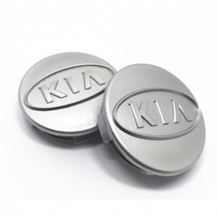 Sản Phẩm Logo chụp mâm, ốp lazang bánh xe ô tô Kia đường kính 58mm .