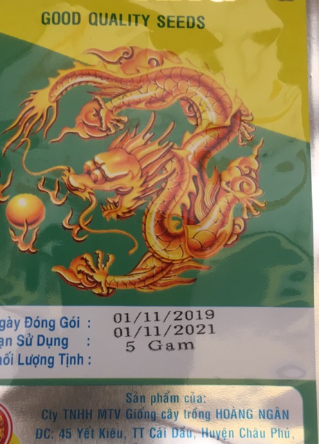 Hạt giống dưa gang - gói 5gr