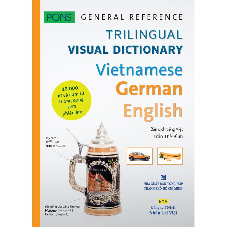Sách - Pons General Reference - Trilingual Visual Dictionary Vietnamese - German - English