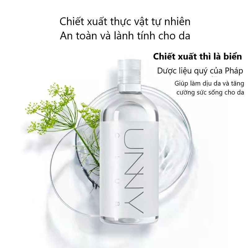 Nước tẩy trang UNNY Club Sạch Sâu Dưỡng Ẩm 500ml (UNC84)