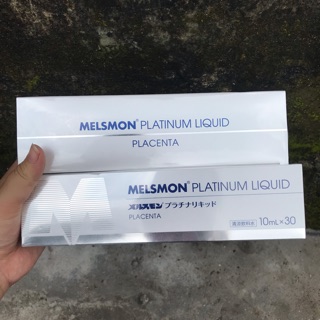 Nước uống nhau thai ngựa melsmon platium liquid placenta
