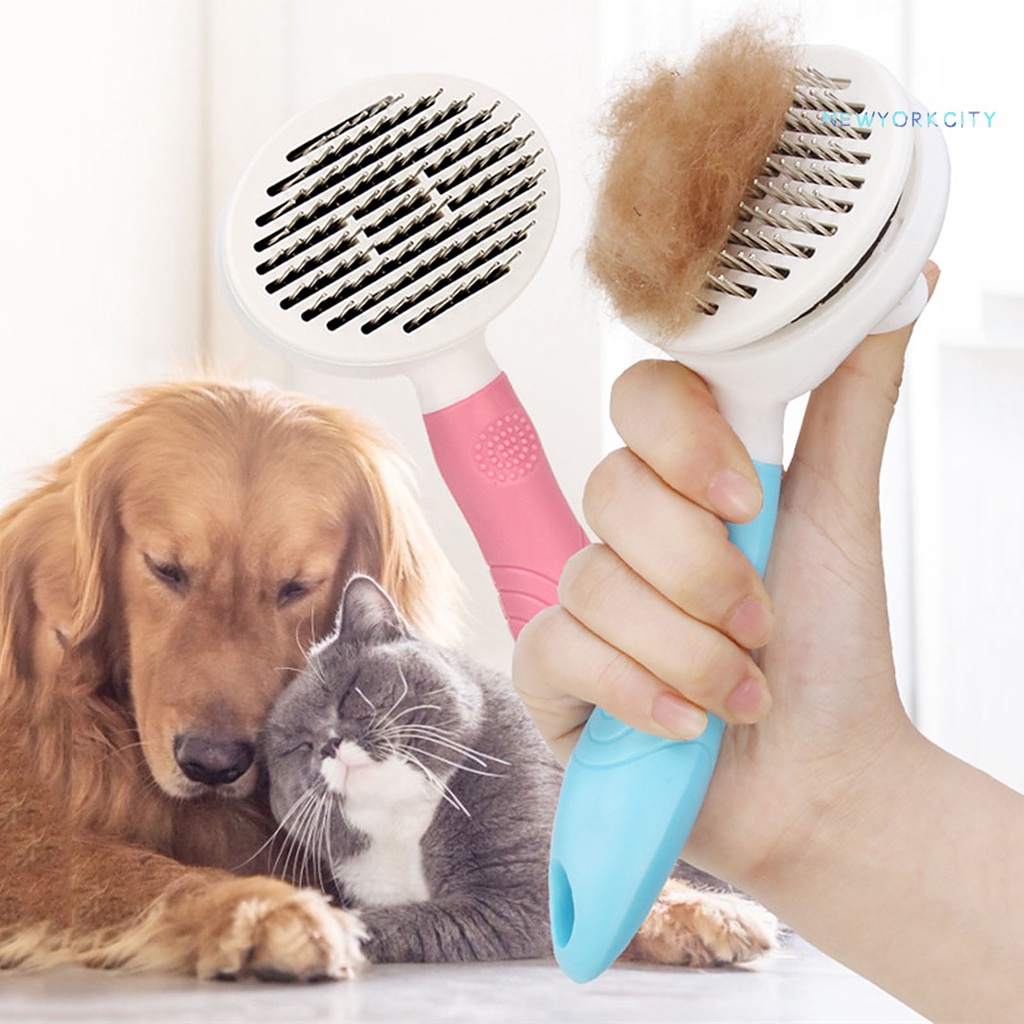 Lược Chải Lông Thú Cưng Có Tay Cầm Dài Tiện Lợi