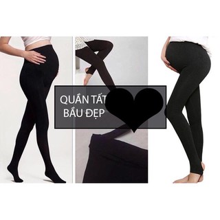 Quần tất bầu loại dày có lót nỷ cho mẹ bầu từ 50->72kg