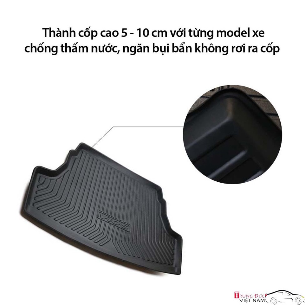 Lót Cốp Nhựa Dẻo Xe HONDA CITY 2015-2021 Đàn Hồi, Không Mùi, Chống Nước Dễ Vệ Sinh -FREE SHIP