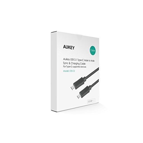 Cáp aukey 3.1 usb type c male to male cho macbook mới và các thiết bị khác