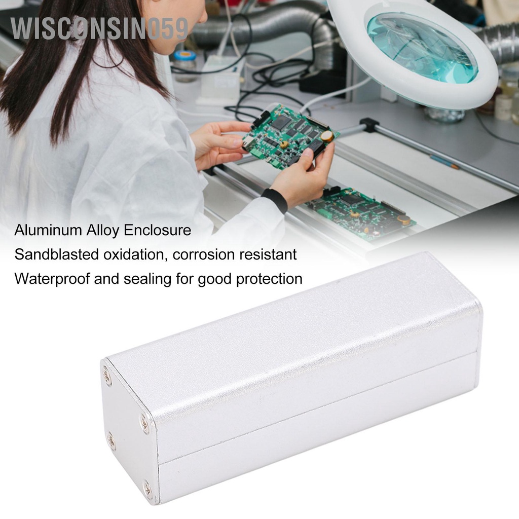 Wisconsin059 Vỏ bọc hợp kim nhôm 2PCS dự án vi mạch điện tử cho thiết bị công nghiệp